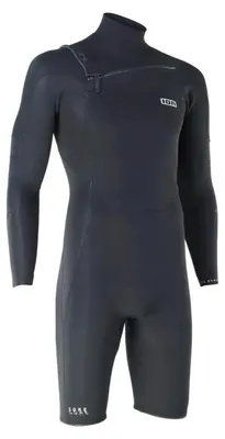Produktbild von ION Neopren Seek Core 3/2 Shorty LS mit Frontreißverschluss, Herren, SCHWARZ, Größe 56/XXL