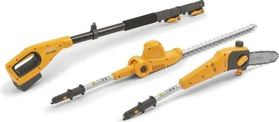 Productafbeelding van Multifunctionele accuschaar met telescopische heggenschaar en snoeizaag - 20V (4Ah) voor eenvoudig hoog snoeien