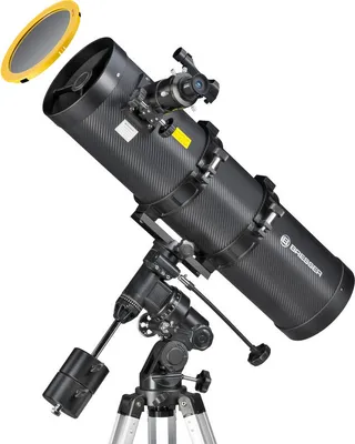 Produktbild von Bresser Pollux 150/750 EQ3 Spiegelteleskop mit Sonnenfilter