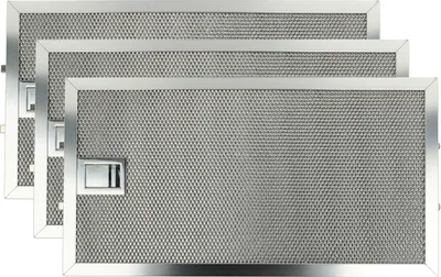 Produktbild von vhbw 3x Filter Metallfettfilter kompatibel mit Miele DA 209-2, DA 209-2 EXT, DA 211, DA 219, DA 219-1, DA 219-2, DA 209-1 Dunstabzugshaube, Metall