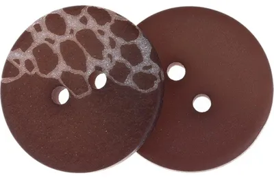 Obrázok produktu pre Gombík – sada 3 ks – priemer 20 mm – hnedý
