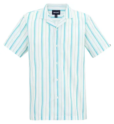Obrázok produktu pre Regatta – pánska košeľa „Hadlin“ RG12945 (3XL) (biela/námornícka modrá)