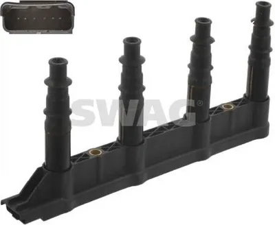 Produktbild von SWAG 62 93 6430 Zündspule passend für PEUGEOT 206 Schrägheck (2A/C) 207 (WA, WC) 307 (3A/C) für CITROËN C3 I Schrägheck (FC, FN)