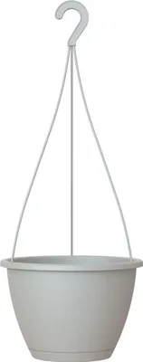 Produktbild von artevasi© ALGARVE Hängeampel Hellgrau Ø 30 cm - Kunststoff