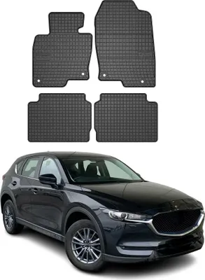 Immagine prodotto di 2017-2025 Mazda CX-5 KF Tappetini in gomma nera 4 pz