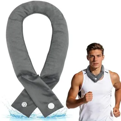 Produktbild von Kühlendes Handtuch, Schal Halswickel Stirnband,Sports Kühltuch Cooling Schal, Sofort Kühlender Schals, Sommer Kühlung Bandana,für Männer Frauen Indoor Outdoor Aktivitäten Sport