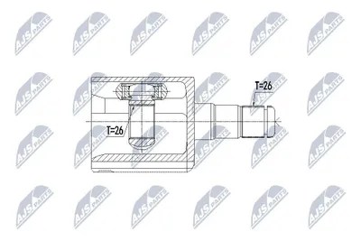 Produktbild von NTY Gelenksatz Antriebswelle Vorne Links für VOLVO V70 II (285) NPW-VV-084