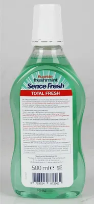 Immagine prodotto di 12x Sence Fresh Collutorio 500ml Menta Risciacquo Alito Fresco Batteri Denti