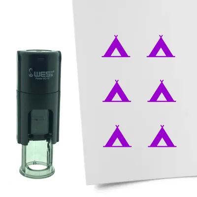 Obrázek produktu pro CombiCraft Stamp Stan 10mm kulatý - fialový inkoust