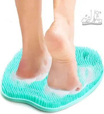Produktbild von Silikon-Fußbürste, Fußwaschgerät, Massagegerät, Duschfußbürste