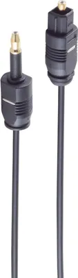 Image de shiverpeaks BS69012-5.0 Câble audio 5 m TOSLINK 3,5mm Noir (BS69012-5.0)