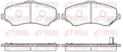 Produktbild von REMSA Bremsbeläge Satz Vorne Bremsklötze für FIAT Freemont (345) 1259.02