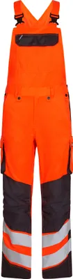 Produktbild von F. Engel Safety Light Latzhose, Orange/Anthrazit Grau, Gr. 29