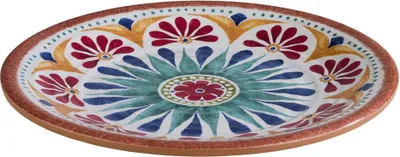 Produktbild von APS 84684 Teller ARABESQUE, Ø 21,5 cm, Höhe 2 cm, Melamin, Dekor/Terracottaoptik