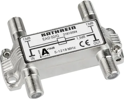 Produktbild von KATH Abzweiger 2-fach EAD 02/G 12,5dB 5-1218MHz 21610094