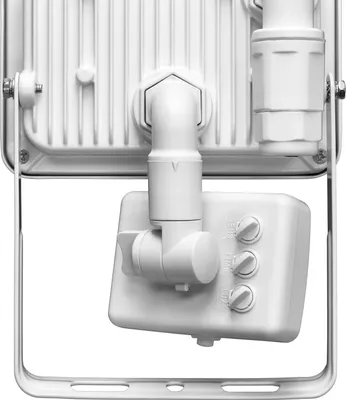 Produktbild von goobay LED-Außenstrahler, 50 W mit Bewegungsmelder mit 4250 lm, neutralweißem Licht 4000 K, PIR-Sensor und M16-Kabelverschraubung weiß