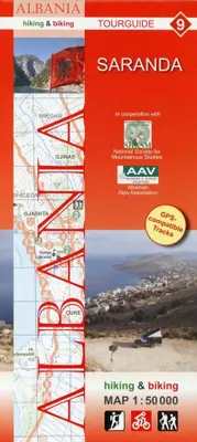 Produktbild von Albania hiking & biking 1:50 000 Karte 9: Saranda