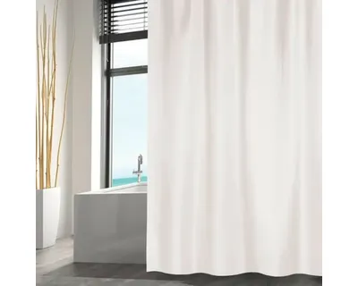 Produktbild von Duschvorhang MSV PEVA 120 x 200 cm weiß