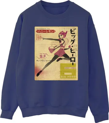 Produktbild von Disney - "Big Hero 6" Sweatshirt für Herren BI15127 (L) (Marineblau)