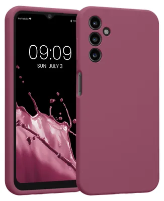 Produktbild von kwmobile Silikon Case für Samsung Galaxy A14 5G Hülle - Soft gummierte Handyhülle, Schutzhülle Cover in Orchidee Violett
