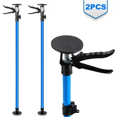 Produktbild von Ikodm 2 Stück Deckenstützen Montagestützen Einhandstützen 115 bis 290 cm aus Stahl 50 kg je Stütze für Trockenbau