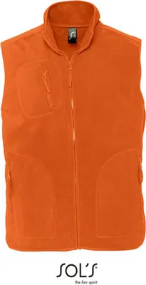 Produktbild von SOLs 51000 | Fleeceweste Norway - Farbe: Orange - Größe: XXL