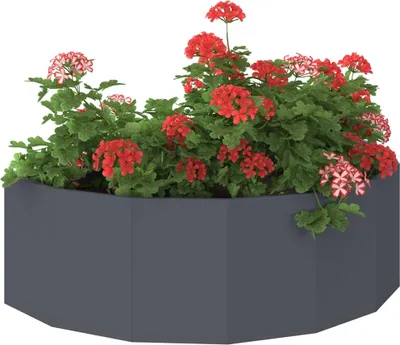 Produktbild von Eleganter Möbel Pflanzkübel Anthrazit 120 x 60 x 35cm Stahl - CJG633616 - Beete
