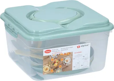 Produktbild von Alpina Picknick Set 21-teilig