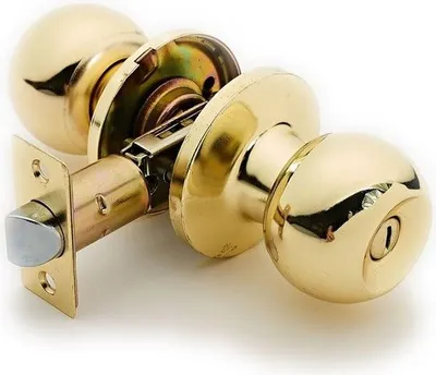 Produktbild von Türknaufschloss 607 PB WC Messing poliert