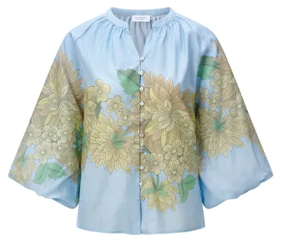 Produktbild von Rich & Royal (4) Blouse with place print lagoon lagoon 36