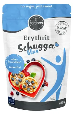 Produktbild von BORCHERS Schugga blue, Kristalline Streusüße, 400g