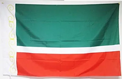 Obrázek produktu pro Jumada's - Čečenská vlajka - 90 x 150 cm - ideální pro milovníky Čečenska - Rusko -