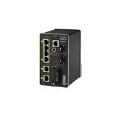 Produktbild von Cisco Industrial Ethernet 2000 Series - Switch - managed - 4 x SFP + 2 x Gigabit SFP - an DIN-Schiene montierbar