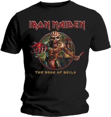 Produktbild von Iron Maiden - "Book of Souls Eddie" T-Shirt für Herren/Damen Uni RO1912 (XXL) (Schwarz)