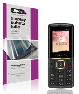 Immagine prodotto di 4x Pellicola Protettiva per Cellecor X4+ Protezione Schermo Claro Display dipos