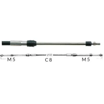 Produktbild von Ultraflex Steuerkabel C8 universal für Innenborder 12 Fuß
