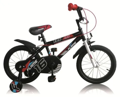 Produktbild von 16 Zoll Kinder Jungen Kinderfahrrad Fahrrad Kinderrad Rad Bike Flame