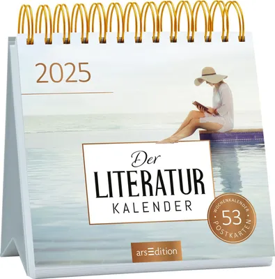 Produktbild von Postkartenkalender Der Literaturkalender 2025