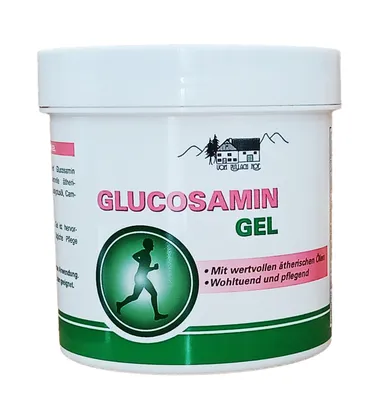 Produktbild von GLUCOSAMIN GEL 250ml mit ätherischen Ölen Körpercreme Hautpflege Haut Creme 56