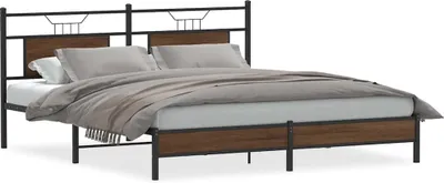 Obrázok produktu pre Rám postele bez matraca Dub hnedý 183x203 cm