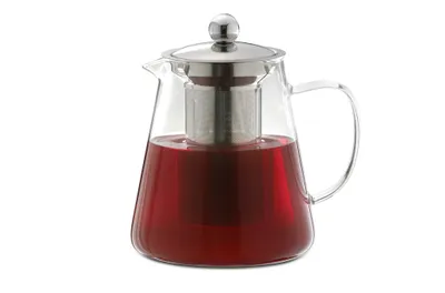 Zdjęcie produktu dla Szklany czajniczek 1200ml z filtrem ze stali nierdzewnej 17048
