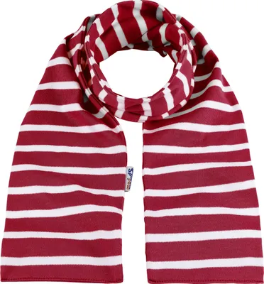 Produktbild von Bretonischer Schal gestreift Ringelschal 13x120cm rot/weiß maritim