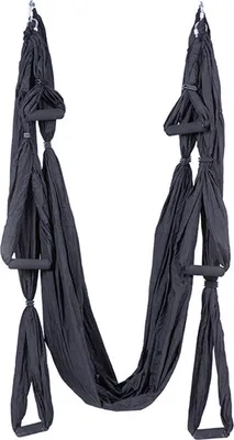 Obrázek produktu pro Joga Swing Hammock Trapeze Sling Aeria Home Gym Anti-gravitační inverzní fitness (černá)