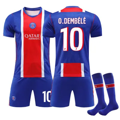 Zdjęcie produktu dla #10 O.DEMBELE Koszulka piłkarska Paris Saint-Germain na mecz domowy 26-27 Ligue 1 dla dzieci i dorosłych ROZMIAR:24