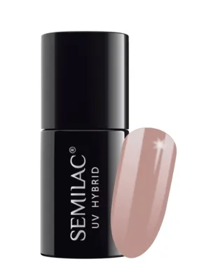 Zdjęcie produktu dla Semilac | Lakier hybrydowy do paznokci - Rosé Beige - 7ml - Classic Nude - Pełne krycie i trwałość do 3 tygodni