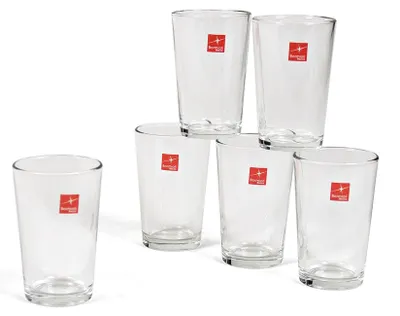 Produktbild von Bormioli Trinkglaser - 6x - stapelbar - Glas - 180 ml