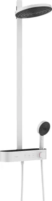 Produktbild von Showerpipe PULSIFY 260 2jet m Brausetherm. EcoSmart Version mattweiß EcoSmart Version mattweiß