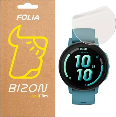 Produktbild von Matte Folie für Garmin Bounce 2, Bizon Glass Watch Film Sun, 1 Stück