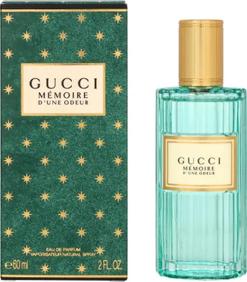 Produktbild von Gucci Mémoire d'une Odeur, Frauen, 60 ml, Nicht nachfüllbare Flasche, Spray, ALCOHOL DENAT., PARFUM/FRAGRANCE, AQUA/WATER/EAU, BENZYL SALICYLATE, ETHYLHEXYL METHOXYCINNAMATE,..., 1 Stück(e)