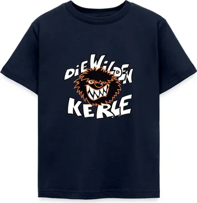 Produktbild von Spreadshirt Die Wilden Kerle Logo Kinder T-Shirt, 98/104 (3-4 Jahre), Navy